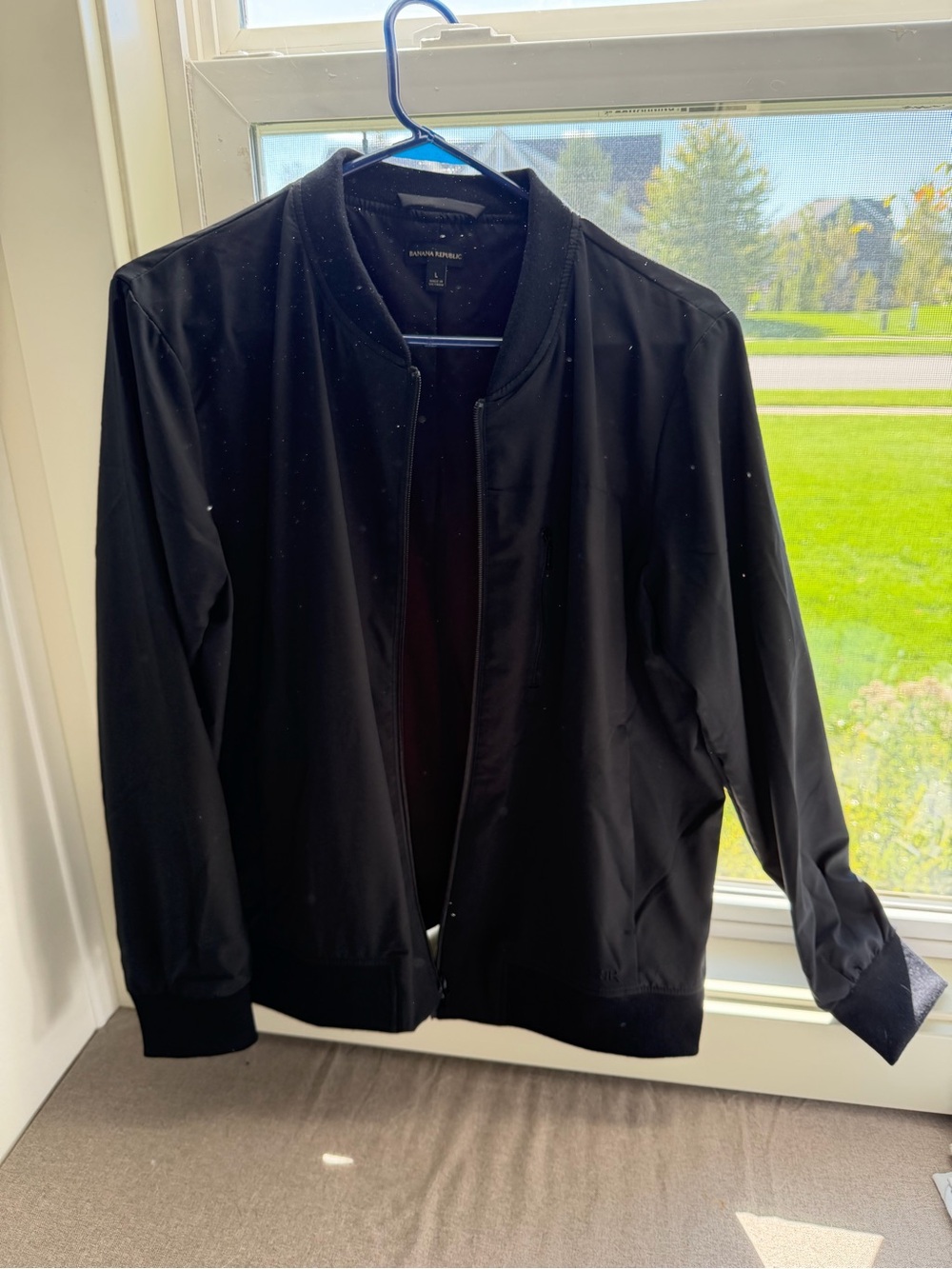 Banana Republic Women’s Black Bomber Jacket